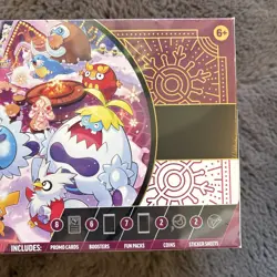 Pokemon TCG 2025 Holiday Advent Calendar Box NEW 8 Promo 6 Booster 7 Fun Pack + - Image 3