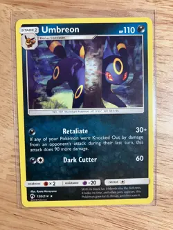 Umbreon 120/214 - SM-Lost Thunder Regular - Pokemon TCG 2018 NM/LP - Image 1