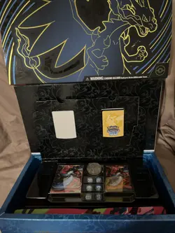 Pokemon Charizard X UPC Ultra Premium Collection EMPTY BOX and ACCESSORIES - Image 1