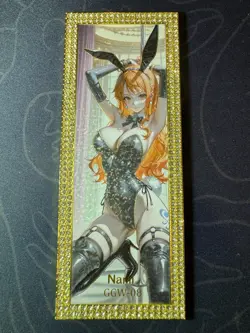 Goddess Bunny Nami Diamond Card Metal Bikini Waifu Doujin Numbered One Piece - Image 1