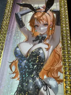 Goddess Bunny Nami Diamond Card Metal Bikini Waifu Doujin Numbered One Piece - Image 4