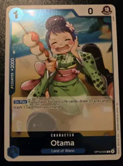 Otama OP13-043 Foil Rare Carrying On His Will One Piece Card Game - Image 1