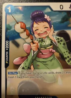 Otama OP13-043 Foil Rare Carrying On His Will One Piece Card Game - Image 2