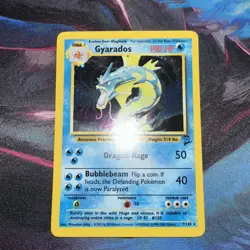 Pokemon Card Gyarados Base Set 2 7/130 WOTC Holo - Mint Potential PSA 10 - Image 1