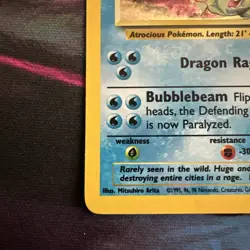 Pokemon Card Gyarados Base Set 2 7/130 WOTC Holo - Mint Potential PSA 10 - Image 5