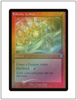 1x Strike It Rich, Retro Frame Foil, Magic MTG NM - Image 1
