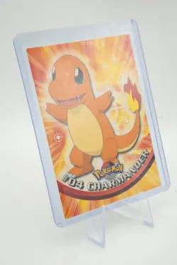 1999 Topps Pokemon TV Animation Series 1 Charmander #4 RARE POKEMON LP++ - Image 4