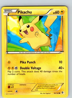 Pikachu 50/149 2012 BW Boundaries Crossed regular Common - Image 1