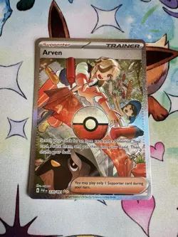 Pokemon TCG Arven Special Illustration Rare SV: Paldean Fates 235/091 - Image 1