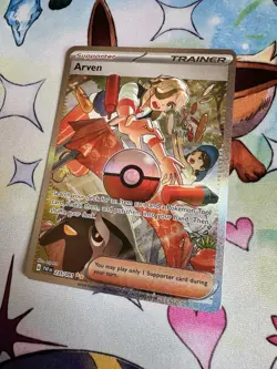 Pokemon TCG Arven Special Illustration Rare SV: Paldean Fates 235/091 - Image 3