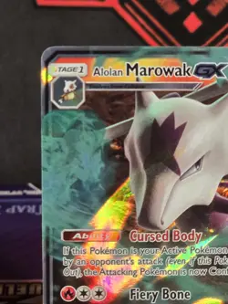 alolan marowak gx sm187 pokemon promo - Image 2