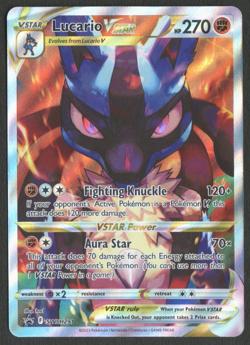 Pokemon TCG: Lucario VSTAR SWSH291 Sword & Shield Crown Zenith ETB Promo - Image 1