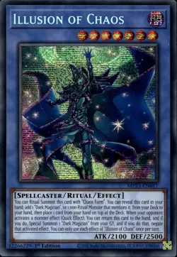 Illusion of Chaos 1st Ed Prismatic Secret MP23-EN017 Yu-Gi-Oh! - Image 1