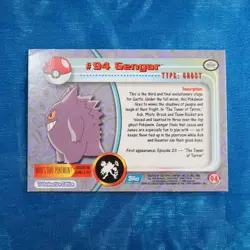 Pokemon #94 GENGAR Card | Topps | 2000 TV Animation | Silver Holo | IN TOPLOADER - Image 2