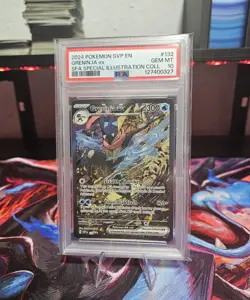 Greninja ex 132 Sv: Scarlet & Violet Promo Cards Holo PSA 10 - Image 1