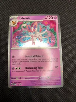 Sylveon - 2025 Pokemon Holo Prismatic Evolutions Black Star Promo Card SVP 172 - Image 1