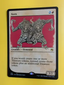 XORN, Rare Elemental AFR MTG Card. - Image 2