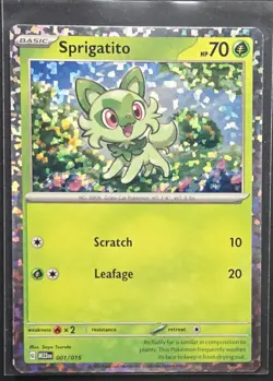 Sprigatito 01/15 2023 McDonald's Holo Promo Card Pokemon TCG - Image 1