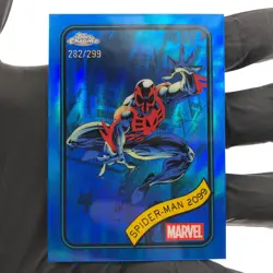 Marvel Card Spider-Man 2099 112 Blue /299 Topps Chrome 2025 [NM] - Image 2