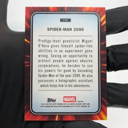 Marvel Card Spider-Man 2099 112 Blue /299 Topps Chrome 2025 [NM] - Image 3