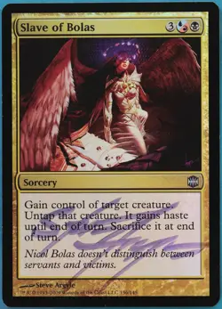 Slave of Bolas FOIL Alara Reborn HEAVILY PLD SIGNED CARD (424606) ABUGames - Image 1