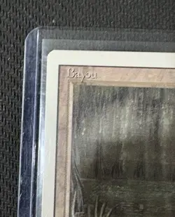MTG Bayou Revised Edition Regular Rare NM - Never Used - Image 3