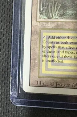 MTG Bayou Revised Edition Regular Rare NM - Never Used - Image 4