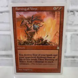 1999 Magic The Gathering: Portal Three Kingdoms Burning Of Xinye 104/180 - Image 1