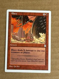 Blaze Portal Three Kingdoms Regular English NM Magic The Gathering MTG - Image 1