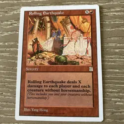 Rolling Earthquake Portal Three Kingdoms MTG NM Magic: The Gathering Free Ship - Image 1