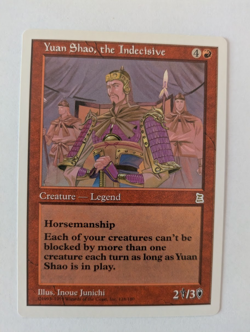 Yuan Shao, the Indecisive Portal 3K MTG NM Free shipping with tracking - Image 1