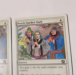 3x Peach Garden Oath MTG, Eighth Edition, LP - Image 3