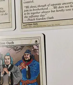 3x Peach Garden Oath MTG, Eighth Edition, LP - Image 5