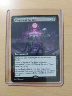 Corpses Of The Lost Extended Art Rare, Lost Caverns Of Ixalan #366, MTG Magic - Image 1