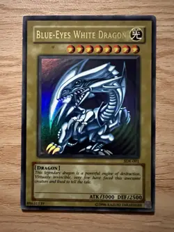 Yu-Gi-Oh! TCG Blue-Eyes White Dragon Kaiba SDK-001 Unlimited Ultra Rare - Image 1