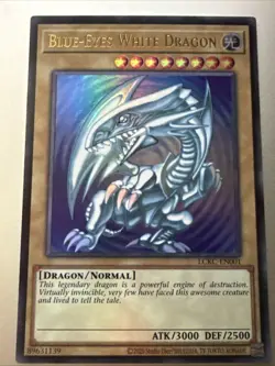 Blue-Eyes White Dragon LCKC-EN001 Legendary Collection Kaiba NM - Image 1