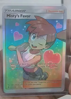 Pokemon Misty’s Favor 235/236 Full Art DiY Placeholder Card NM+ - Image 1