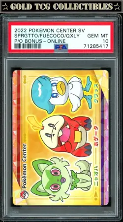 PSA 10! ⭐ Pokemon Scarlet Violet Pre-Order Promo Bonus Card Japanese Center 001 - Image 1