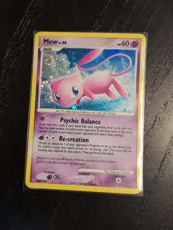 Mew 15/132 Secret Wonders Holo Rare Pokemon TCG Card With Swirl LP - Image 1