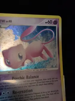Mew 15/132 Secret Wonders Holo Rare Pokemon TCG Card With Swirl LP - Image 3