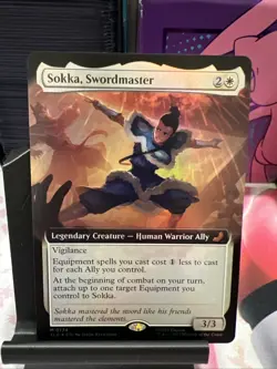 Sokka, Swordmaster FOIL Extended Art MTG 174 Avatar: The Last Airbender: Eternal - Image 1