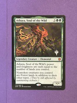 Ashaya, Soul of the Wild - PROMO Mythic - ZNR 179 - Pack Fresh MTG - Image 1