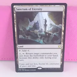 MTG LP Sanctum of Eternity Land Regular Commander 2019 Magic The Gathering - Image 1