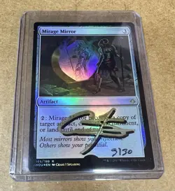 Mirage Mirror Hour of Devastation Signed Foil Artist Proof Sketched MTG RARE - Image 1