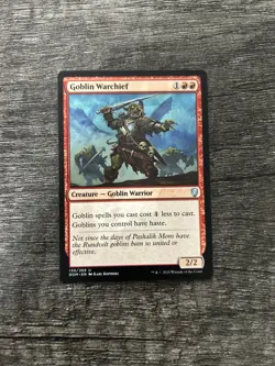 MTG 1x Goblin Warchief x1 LP Dominaria - Image 1