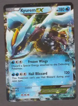 Kyurem EX BW37 Black Star Promo - Pokemon Card Black & White 2012 NM - Image 1