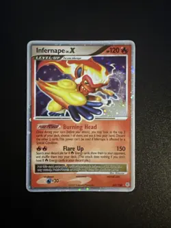 Pokemon card 121/130 Infernape Lv X rare holo Lv X Diamond and Pearl - MP - Image 1