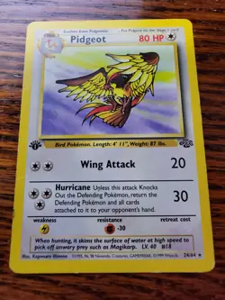 MP! - Pokemon TCG Pidgeot Jungle 24/64 Regular 1st Edition Rare - Image 1
