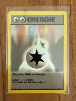 Pokemon · Doppelte farblose Energie · Basis-Set · 96/102 · Deutsch · 1999 - Image 1