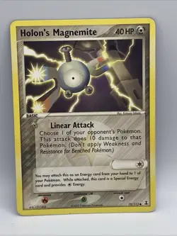Pokemon TCG Holon's Magnemite Delta Species 70/113 Regular - Image 1